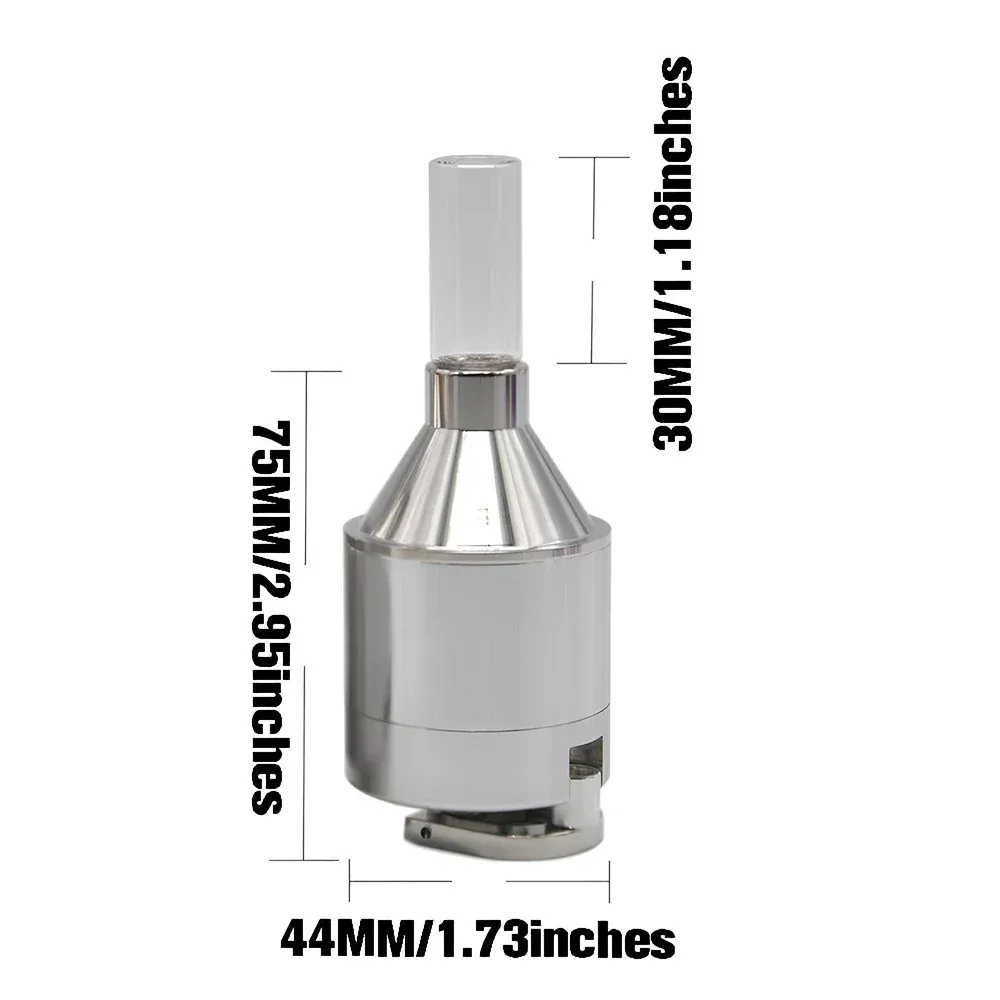 Moulin à épices manuel en métal 44 mm / 56 mm avec entonnoir et récipient 8