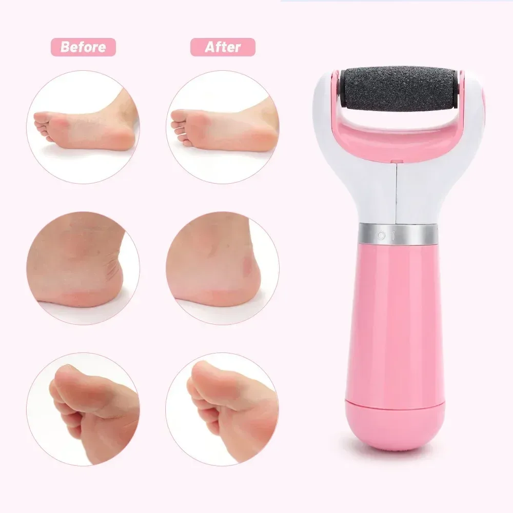 Lime électrique USB pour pieds, outil de pédicure à fréquence de broyage, élimine la peau dure et les callosités, pour talons fissurés 5