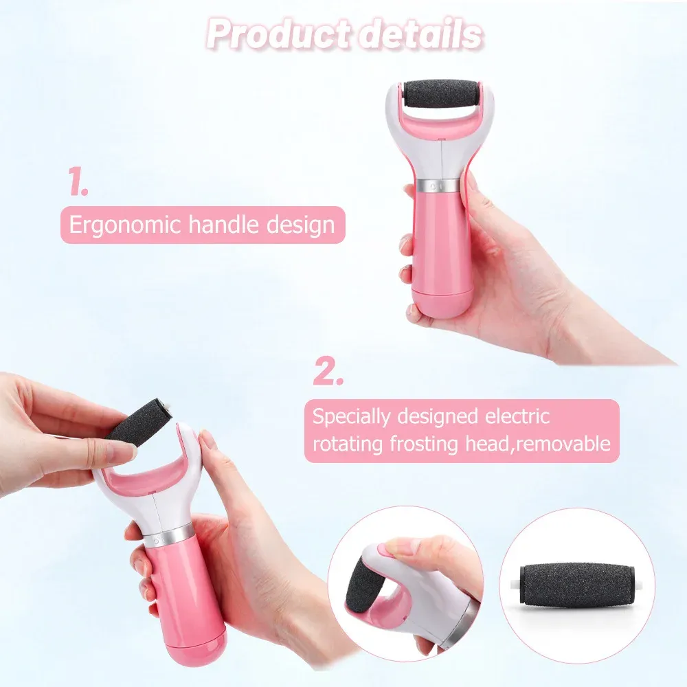 Lime électrique pour les pieds, finition raffinée