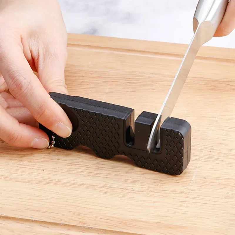 Aiguiseur de couteaux de poche en céramique, outil en diamant, ciseaux, aiguiser les engrenages, couteau en carbure, pierre à aiguiser, extérieur, multi-outils durables 2