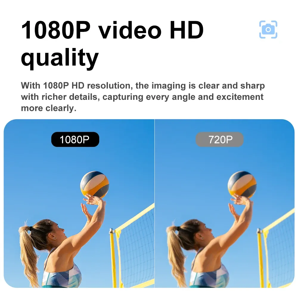 Mini caméra de sécurité intelligente WiFi HD Ourlife avec suivi de mouvement 4