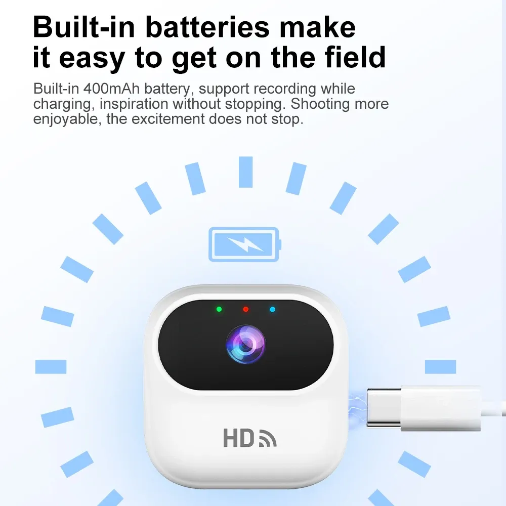 Mini caméra de sécurité intelligente WiFi HD Ourlife avec suivi de mouvement 6