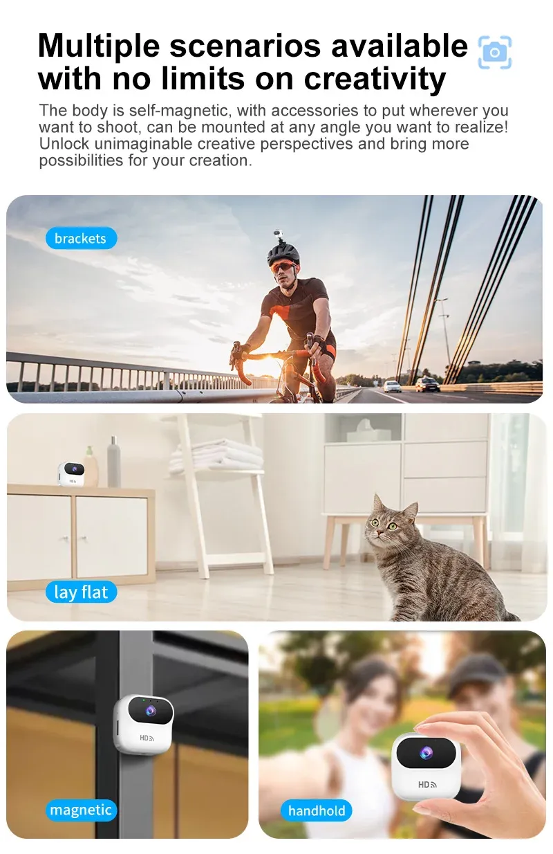 Caméra de sécurité intelligente Ourlife, détection de mouvement