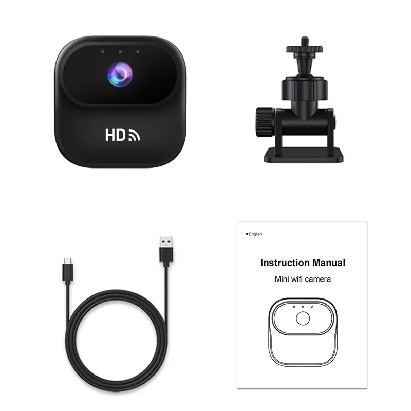 Mini caméra de sécurité intelligente WiFi HD Ourlife avec suivi de mouvement 7