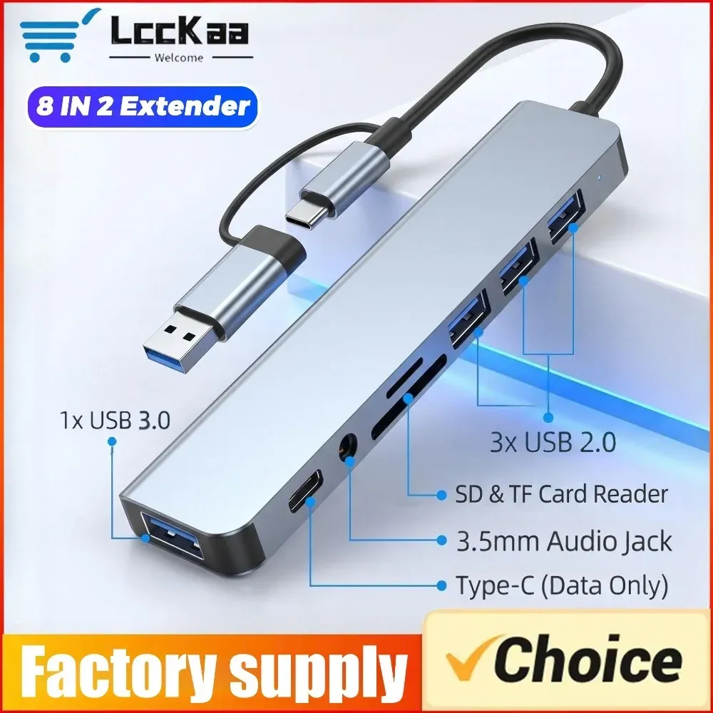 Station d'accueil USB Type C multiport, vue de présentation