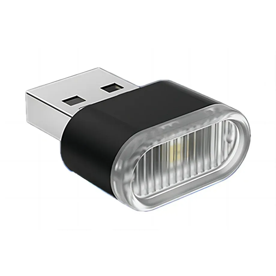 Mini lumière néon USB, vue rapprochée