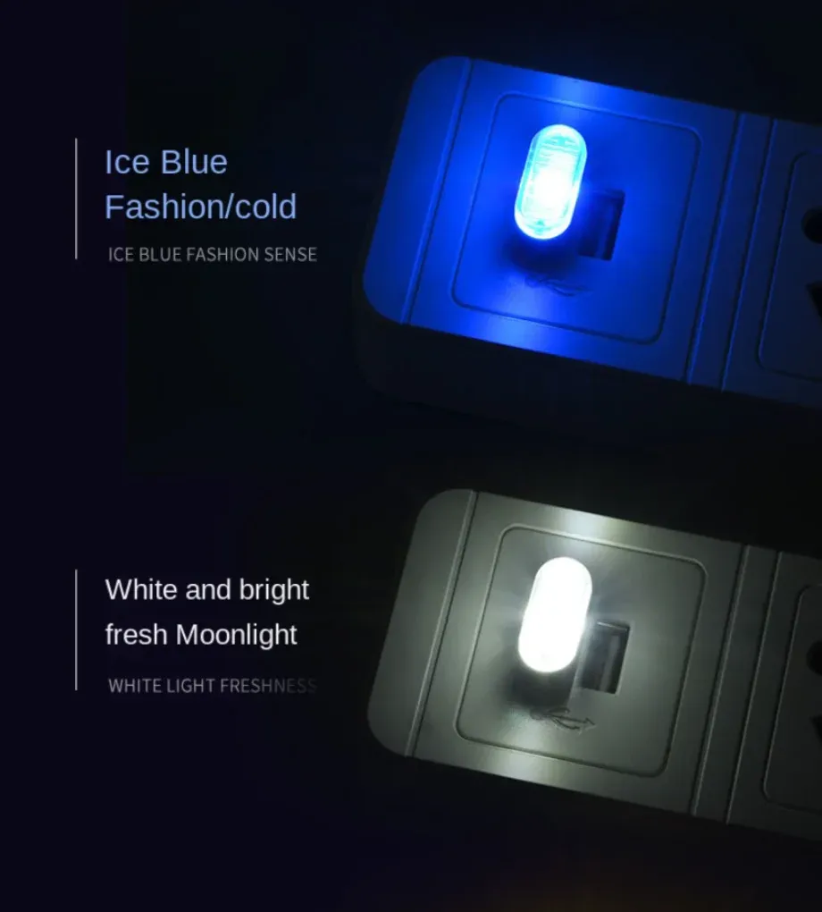 Lumière d'ambiance USB dans un bureau