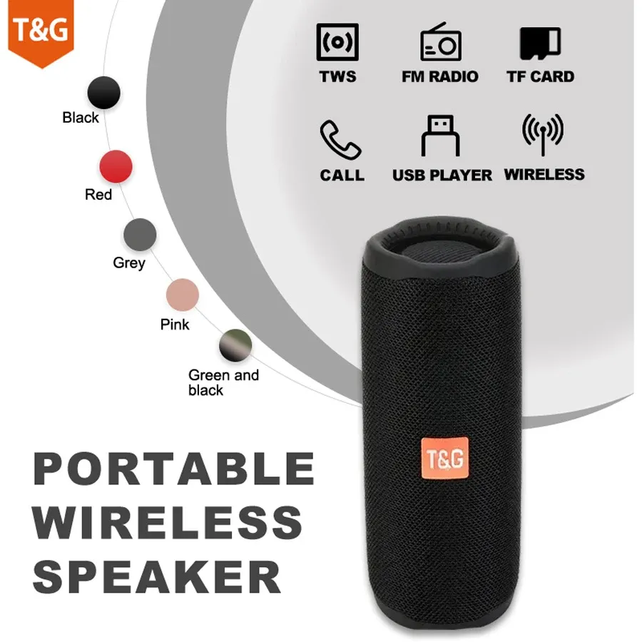 Enceinte Bluetooth disponible en plusieurs coloris