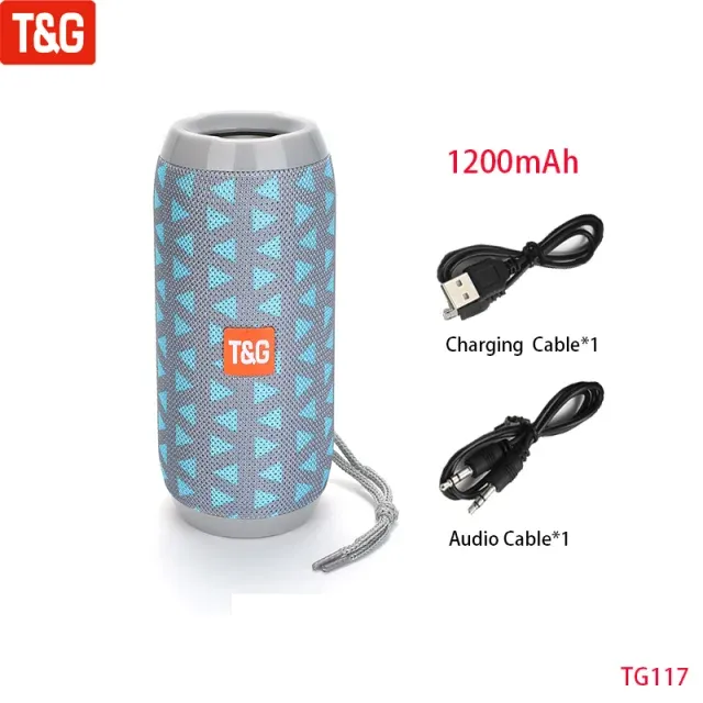 Haut-parleur Bluetooth portable sans fil, enceinte radio FM avec caisson de basses, audio mains libres 9