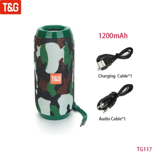 Haut-parleur Bluetooth portable sans fil, enceinte radio FM avec caisson de basses, audio mains libres 10