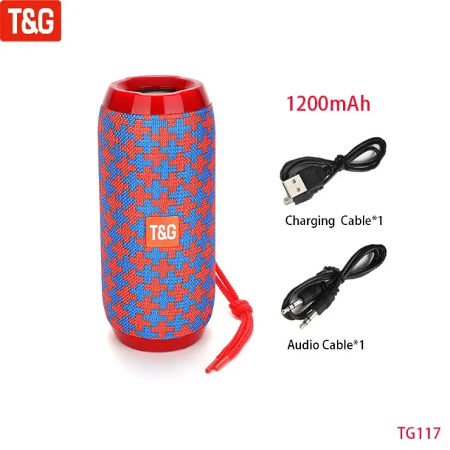 Haut-parleur Bluetooth portable sans fil, enceinte radio FM avec caisson de basses, audio mains libres 12