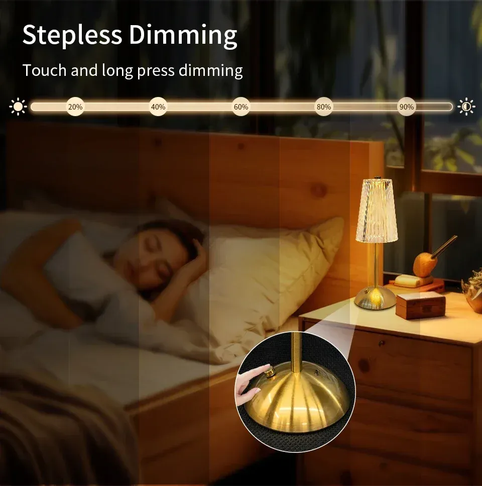 Lampe de table portable
