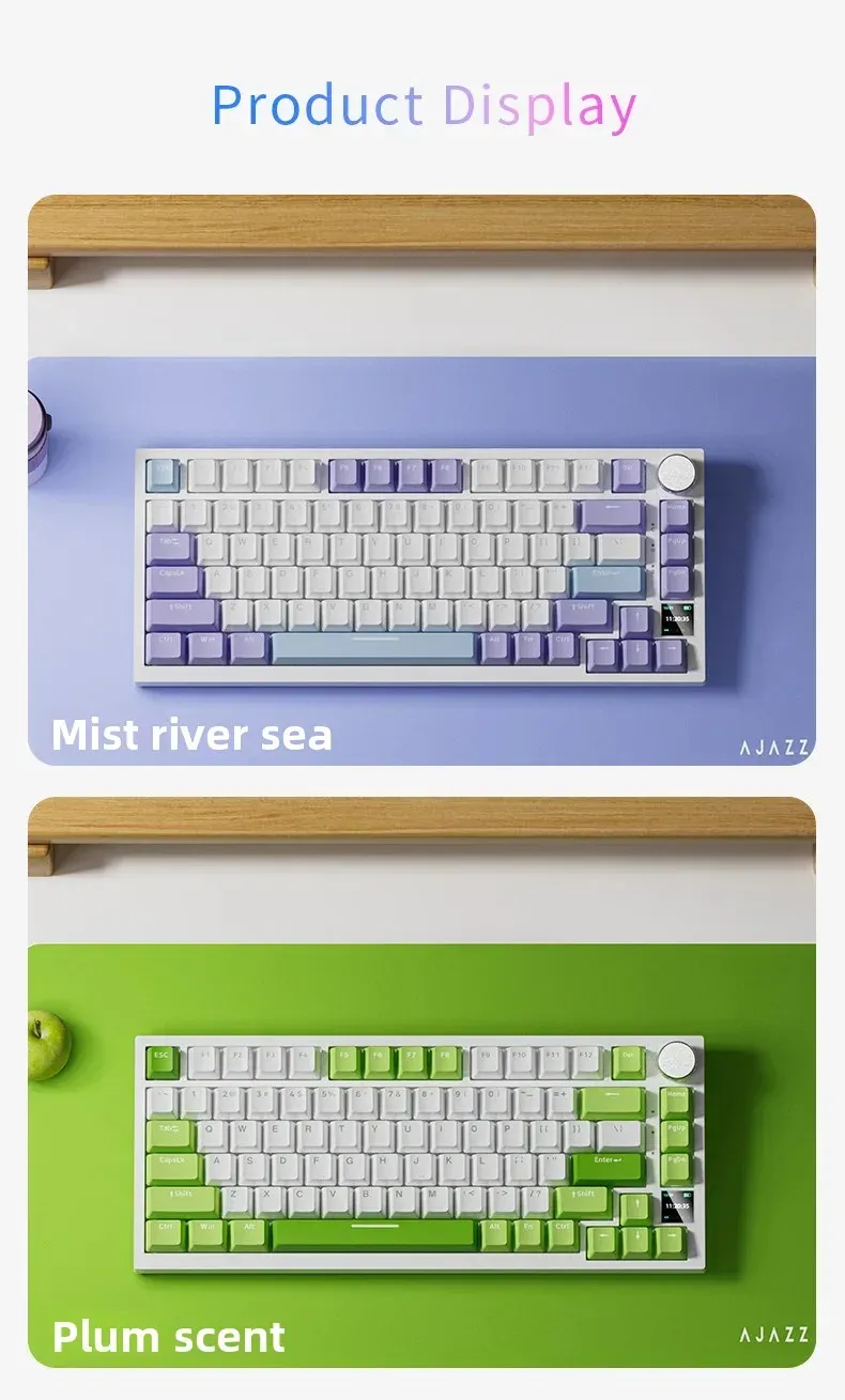 Détails de finition du clavier AJAZZ AK820 Pro