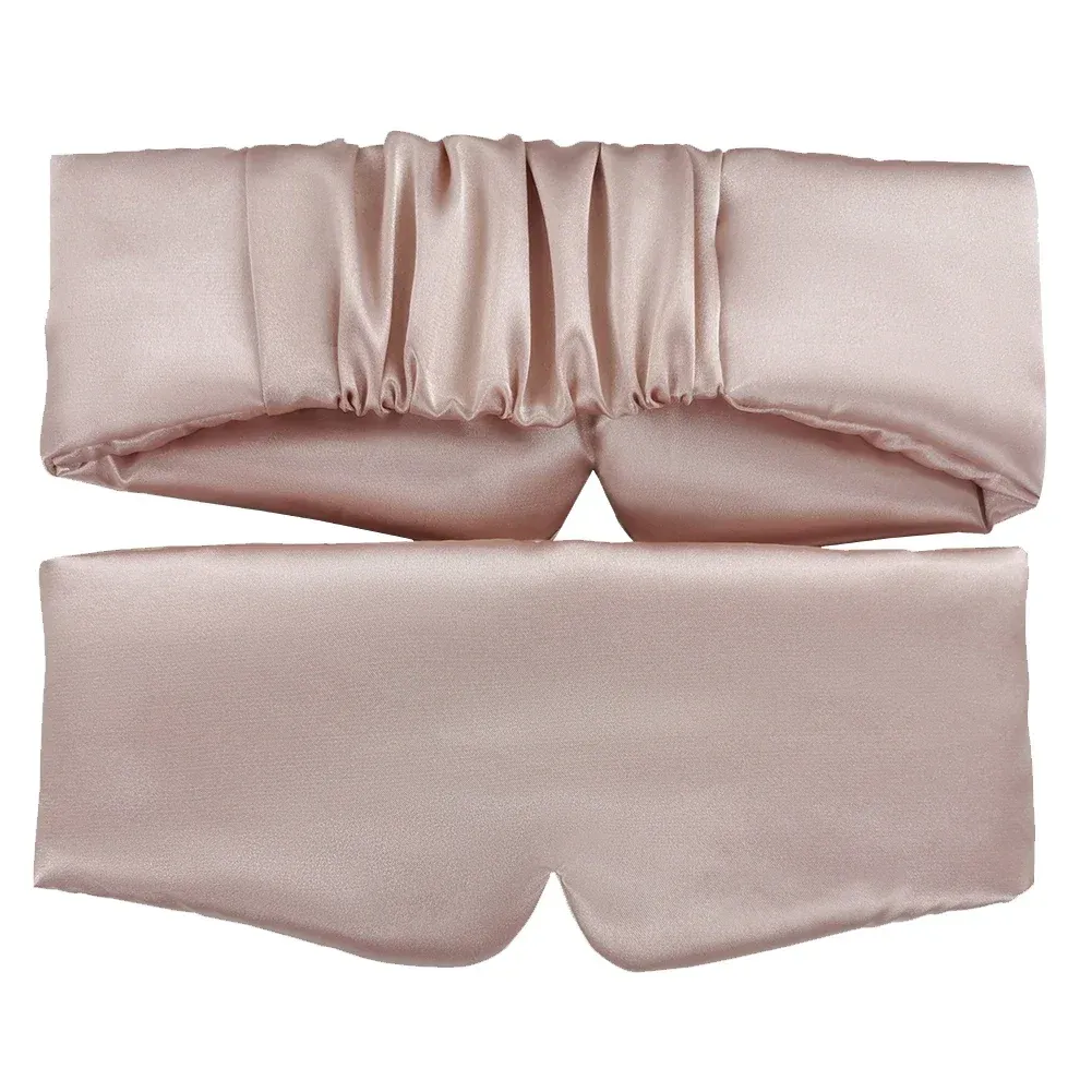 Masque de sommeil en satin de soie, présentation