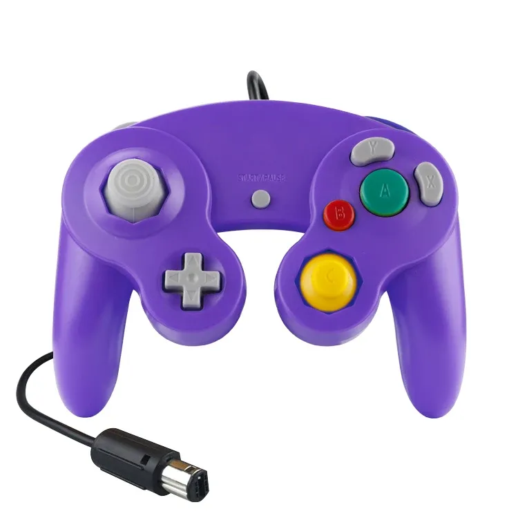 Manette filaire pour GameCube, vue détaillée