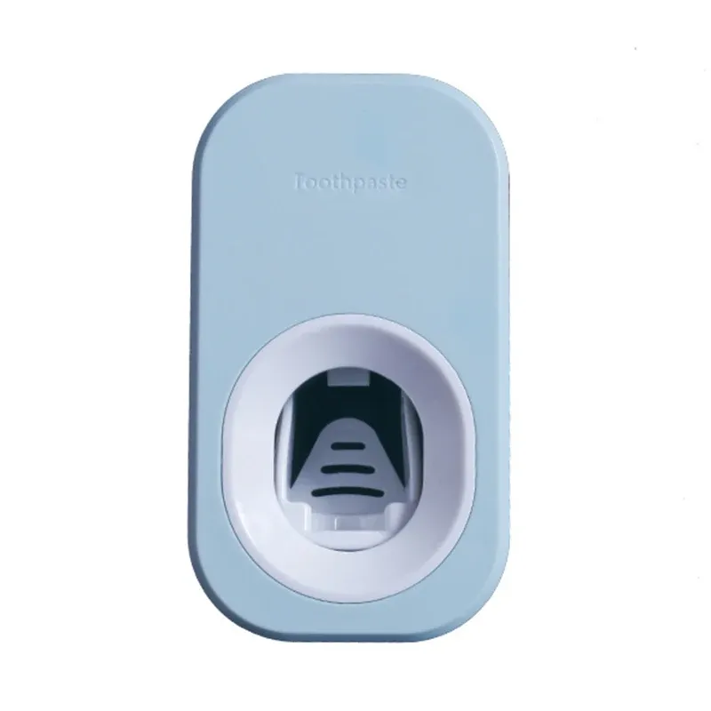 Distributeur automatique de dentifrice, presse-dentifrice, anti-poussière, support mural pour brosse à dents, ensemble d'accessoires de salle de bains 10