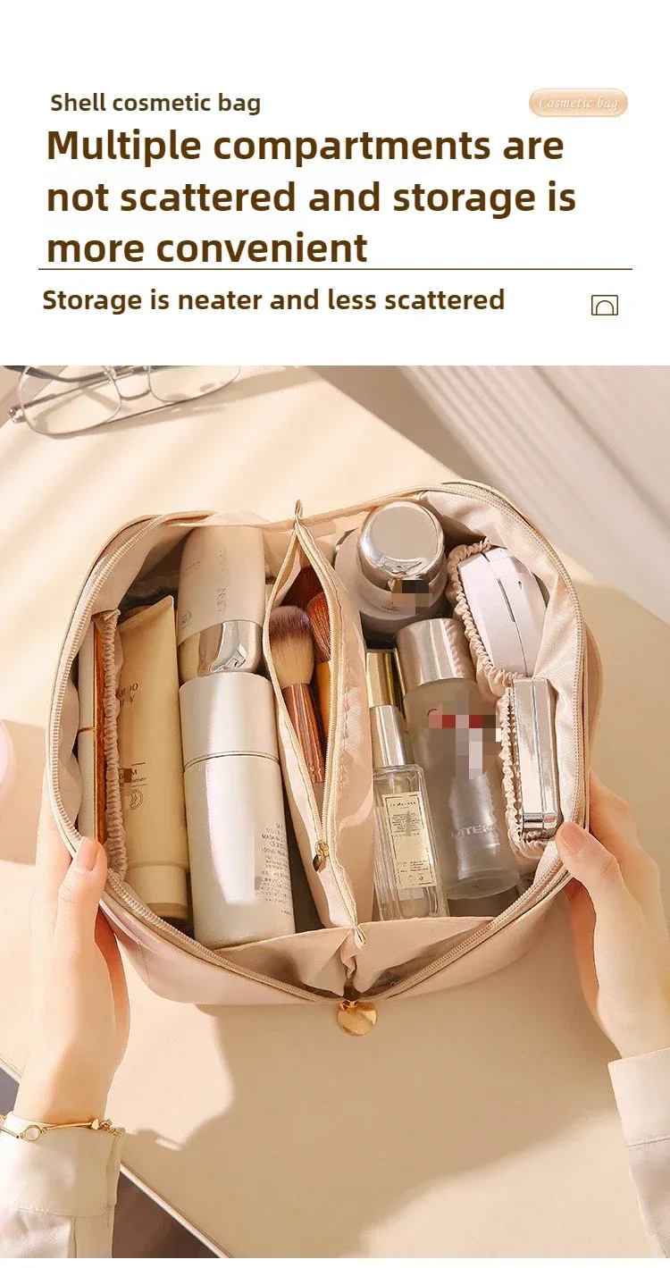Organisateur de maquillage, détail des compartiments