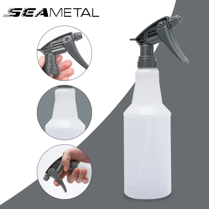 Pulvérisateur rechargeable portable de 800 ml en plastique PE, flacon vide avec buse réglable pour l'arrosage de jardin et l'entretien de voiture - Image 1