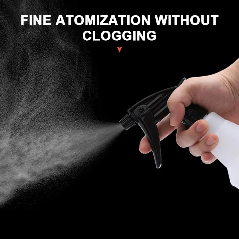 Pulvérisateur rechargeable portable de 800 ml en plastique PE, flacon vide avec buse réglable pour l'arrosage de jardin et l'entretien de voiture 6