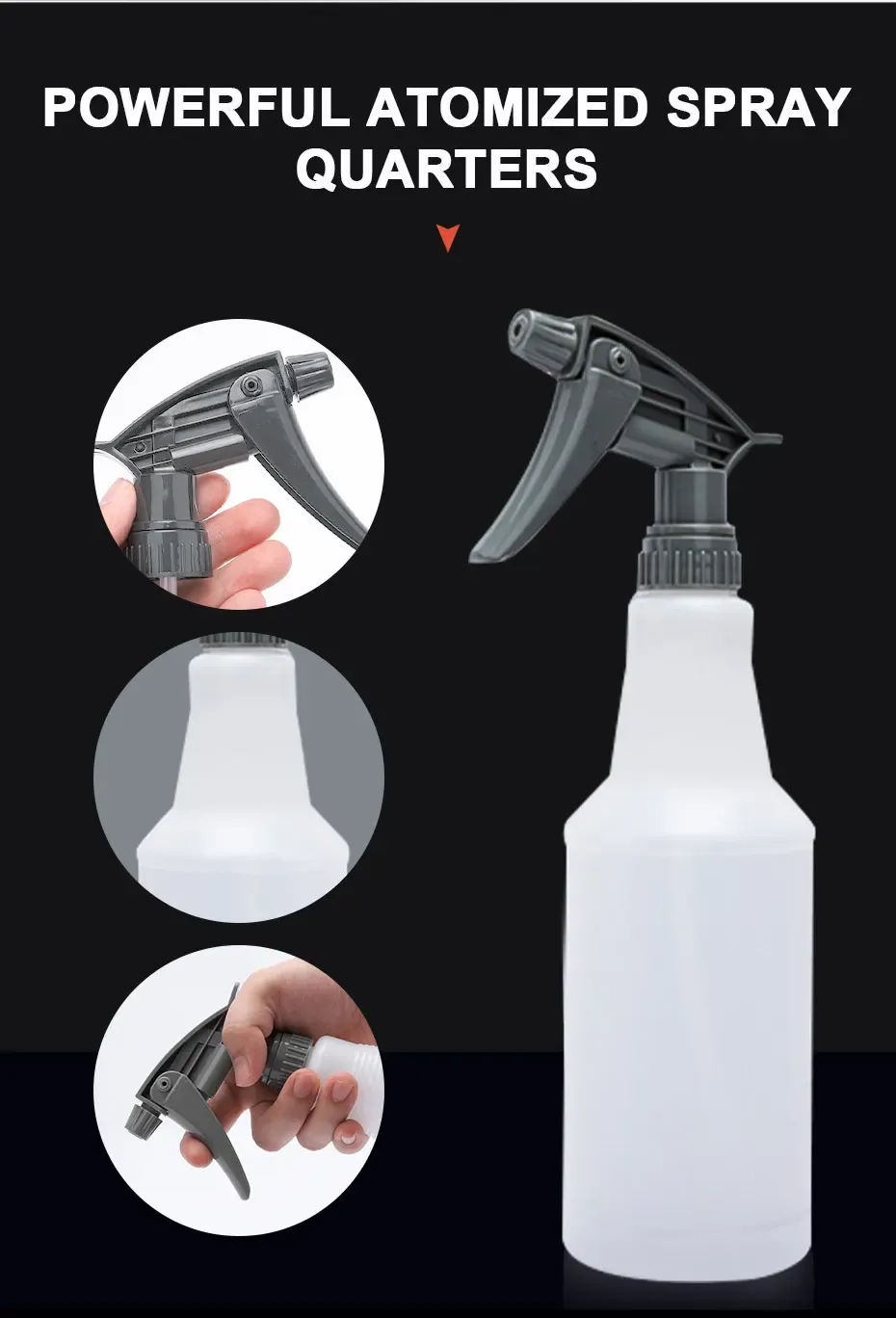 Pulvérisateur SEAMETAL, détail de la buse