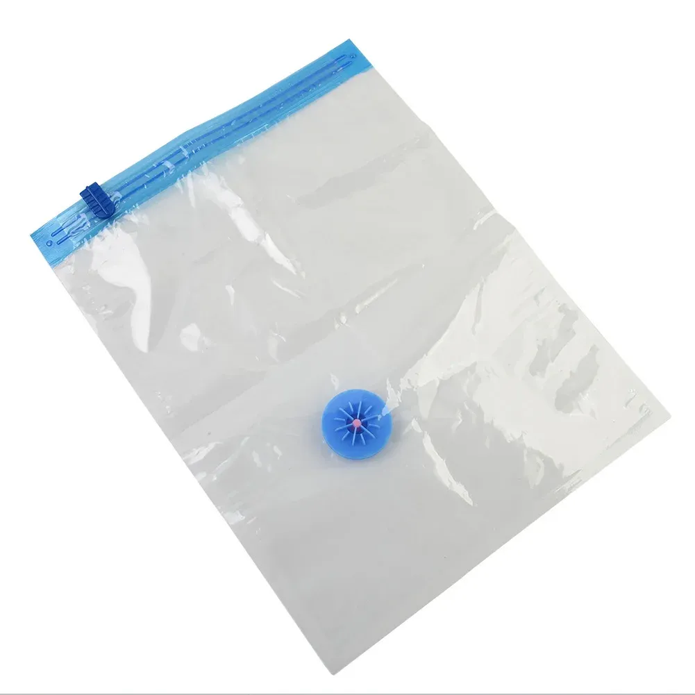 Sacs de rangement sous vide avec valve, transparents et pliables, pour voyage 8
