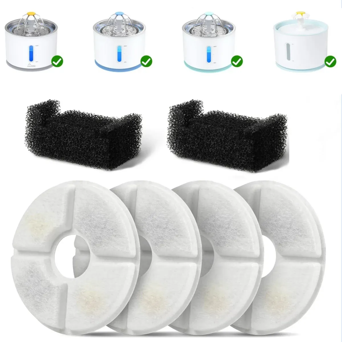 Filtre de remplacement pour fontaine à eau pour chat