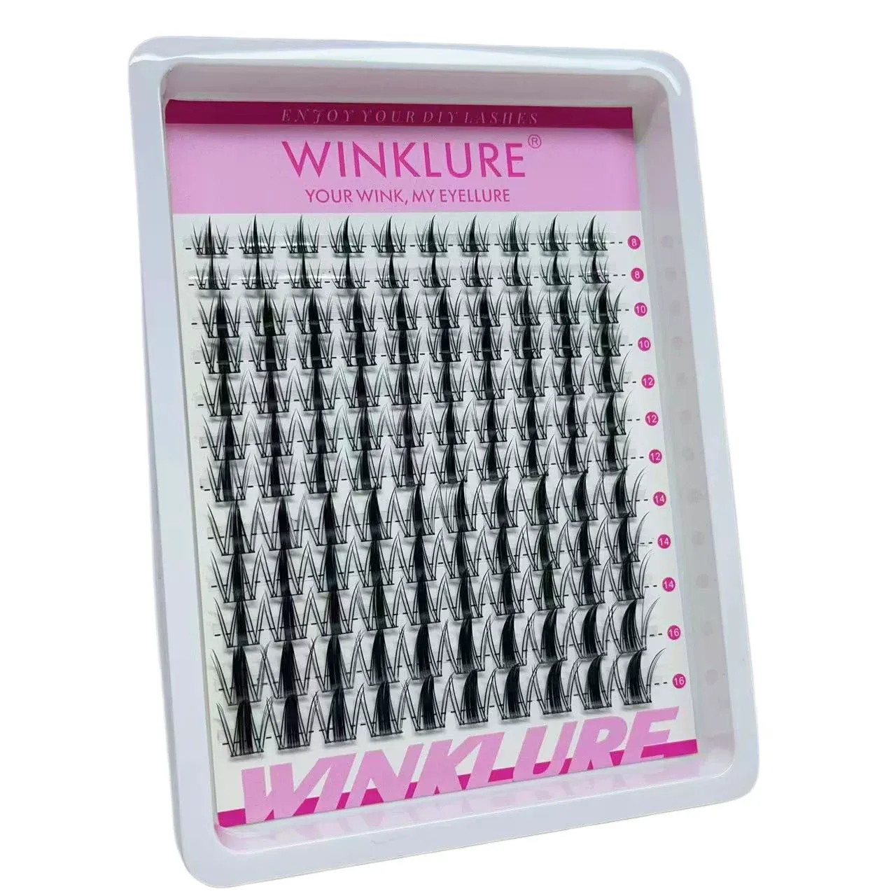Cils en bouquets WINKLURE, détail de l'effet