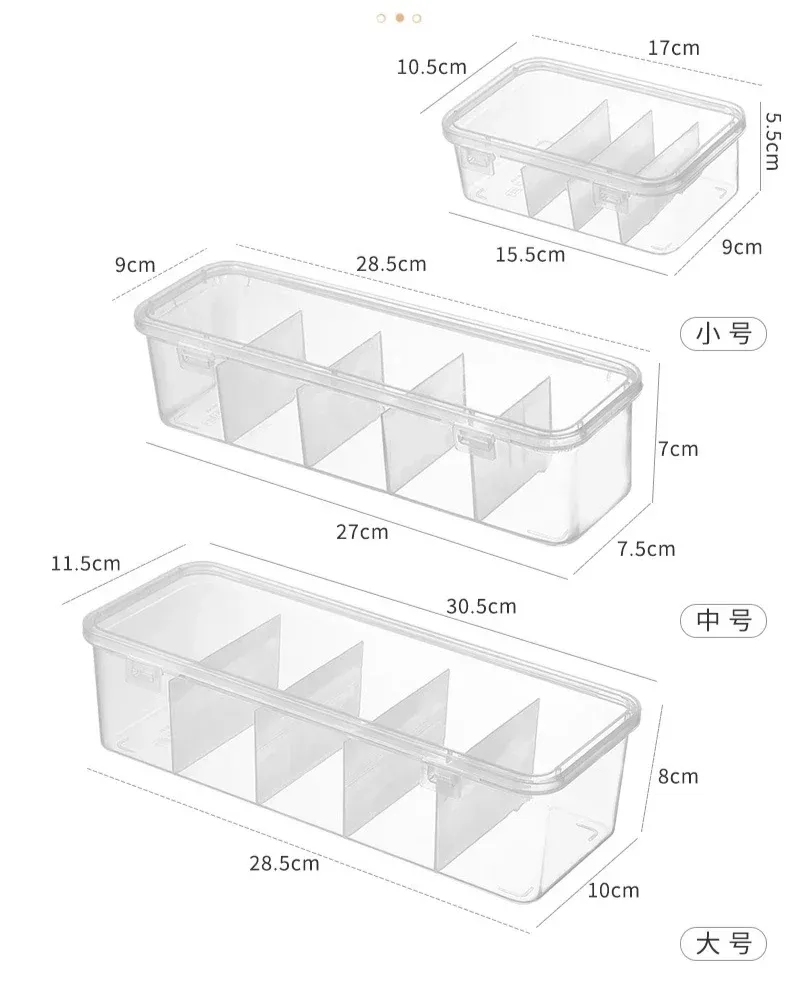 Organisateur transparent dans un intérieur moderne
