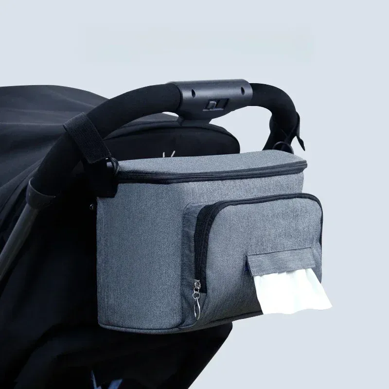 Sac de rangement pour poussette, sac suspendu de voyage, porte-biberon, sac à couches et accessoires pour bébé - Image 1