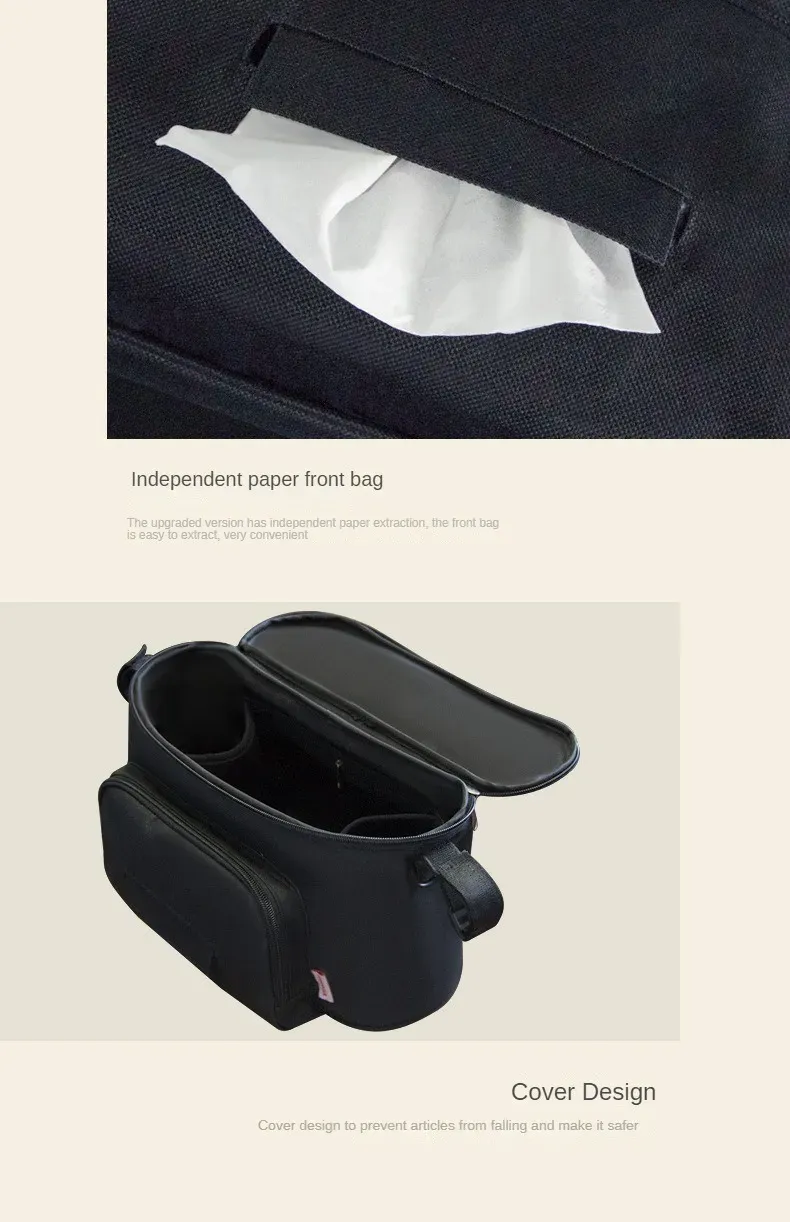 Sac de rangement pour poussette, vue d'ensemble