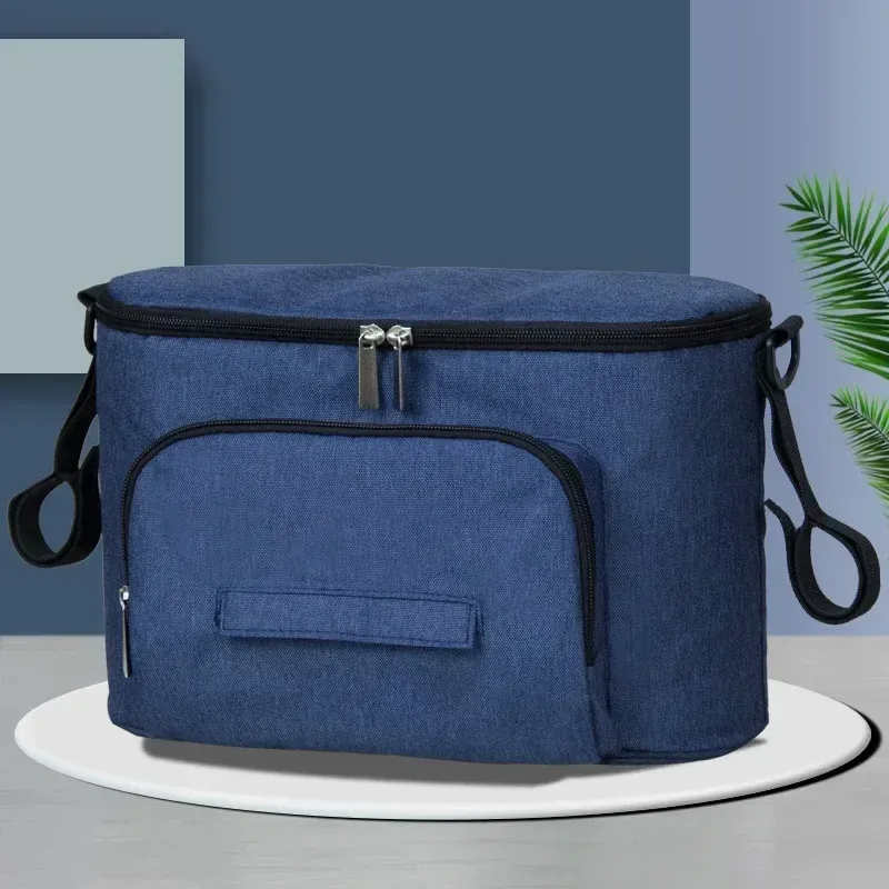 Sac de rangement pour poussette, sac suspendu de voyage, porte-biberon, sac à couches et accessoires pour bébé 7