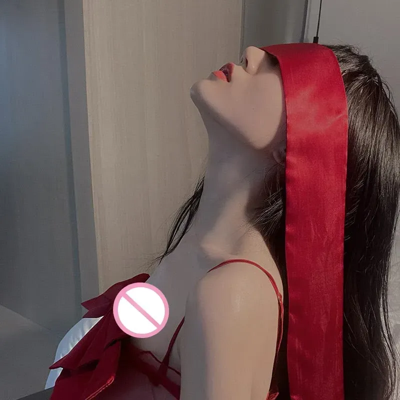Masque de sommeil en soie Savour, 1 pièce, bandeau en satin de soie mignon et élégant, cadeau surprise pour femme de haute qualité 3