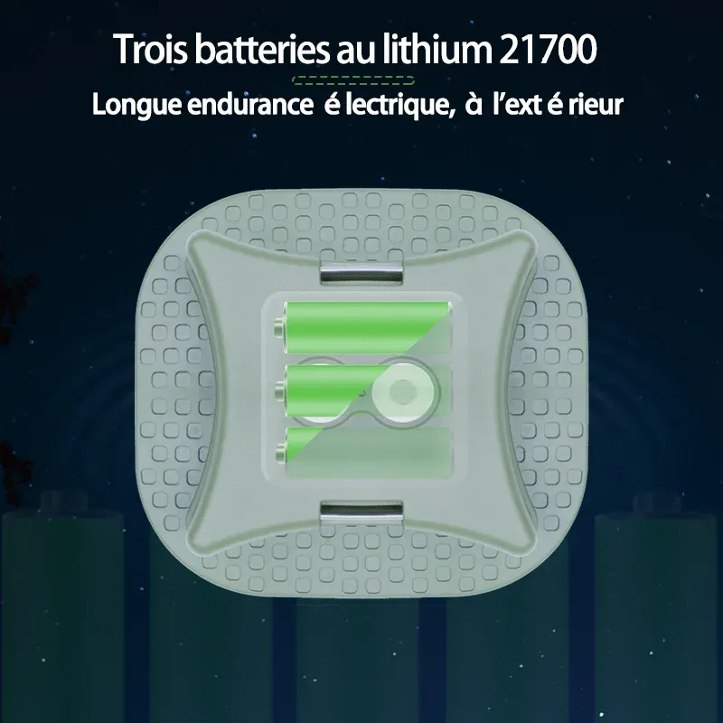 Lampe de camping à fixation magnétique