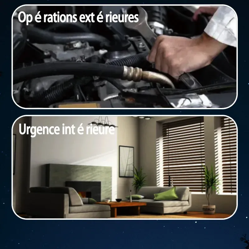 Lampe de tente rechargeable