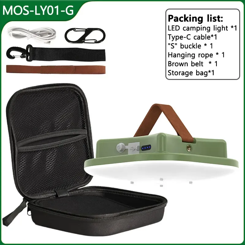 Lampe de camping rechargeable MOSLIGHTING avec aimant, zoom et lumière puissante, lampe de poche portable, éclairage LED USB pour tente et lampe de travail pour chariot d'entretien 12