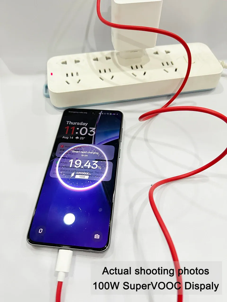 Chargeur d'origine OnePlus SuperVOOC 100 W, adaptateur secteur USB-A, prise EU, 80 W, avec câble USB Type-C à charge rapide, compatible OnePlus 13, 12, 11, 10 Pro, Nord CE 3 et 5 4