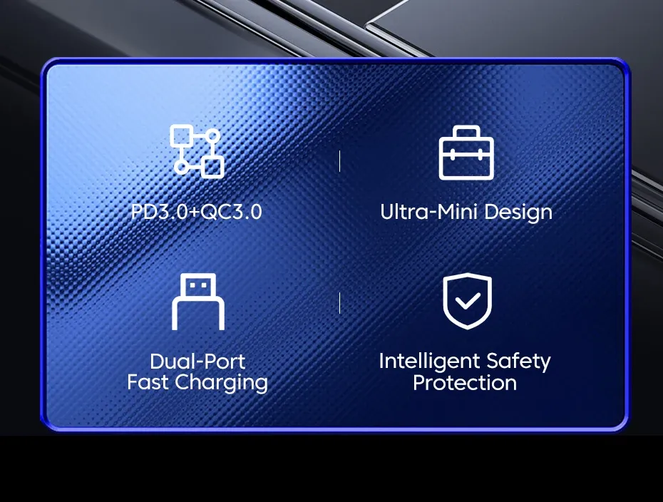 Détail du chargeur de voiture ultra-compact