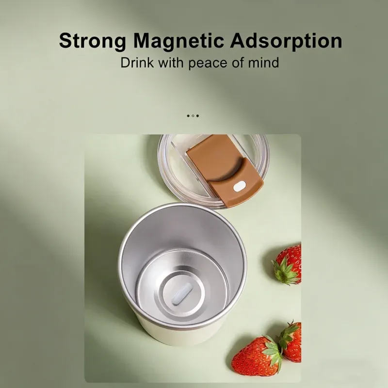 Tasse à mélanger électrique automatique 400 ml, rechargeable par USB, étanche, pour lait et café 3
