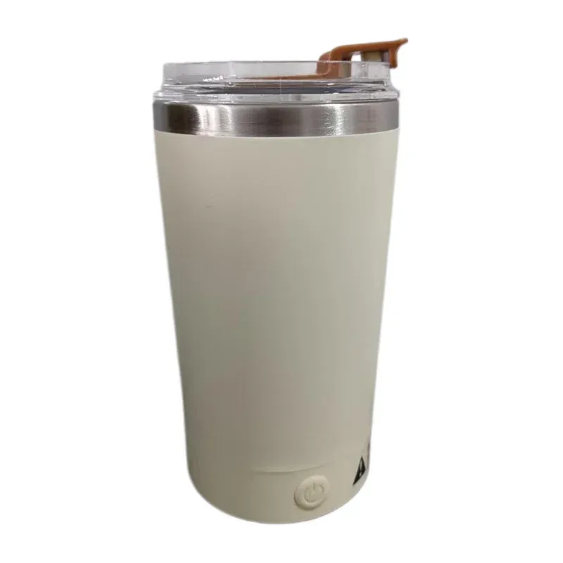Tasse à mélanger électrique automatique 400 ml, rechargeable par USB, étanche, pour lait et café 9