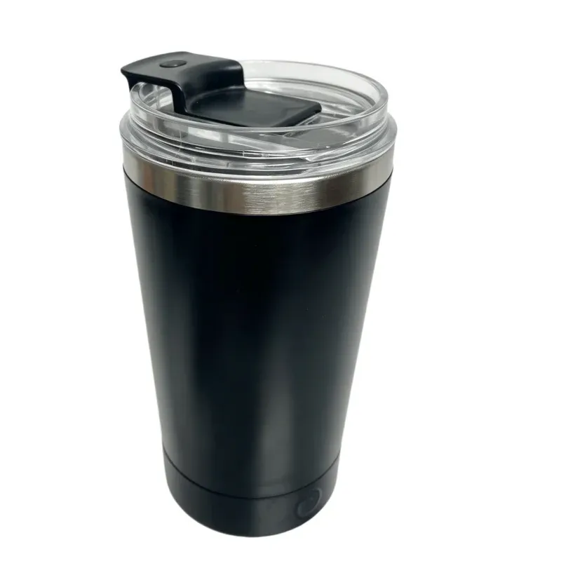 Tasse à mélanger électrique automatique 400 ml, rechargeable par USB, étanche, pour lait et café 8