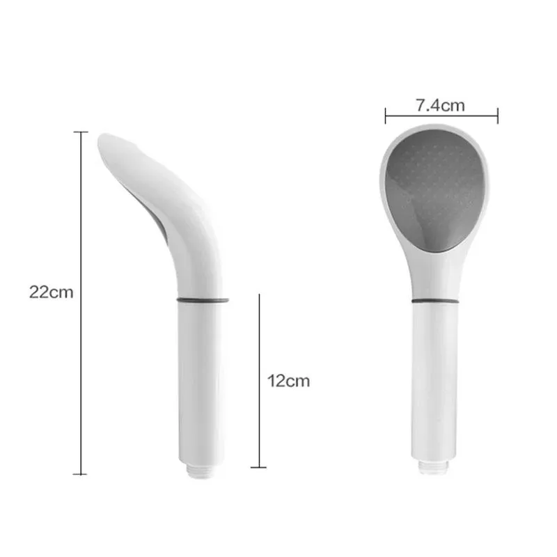 Pommeau de douche haute pression JJYY blanc, économiseur d'eau à filtre 5