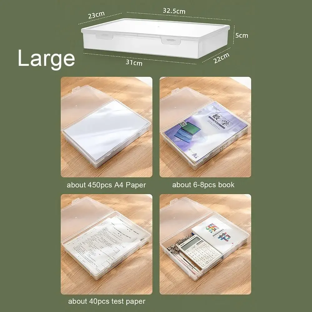 Rangement de documents A4 dans la boîte