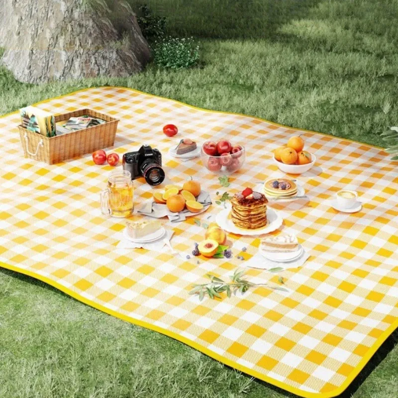Tapis de pique-nique épais et imperméable, couverture de sol anti-humidité pour le camping, la randonnée et la plage 3