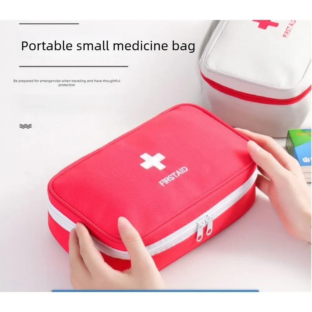 Trousse de premiers secours portable avec organiseur pour médicaments, pour la maison et les voyages 6