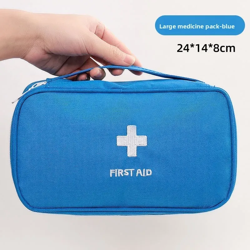 Trousse de premiers secours portable avec organiseur pour médicaments, pour la maison et les voyages 8