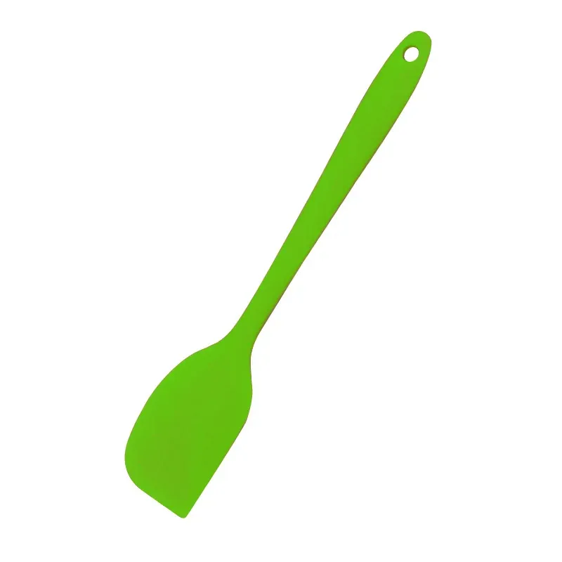 Spatule en silicone avec manche intégré, résistante à la chaleur, grattoir à crème et gâteau, couteau de cuisson, 1 pièce 7