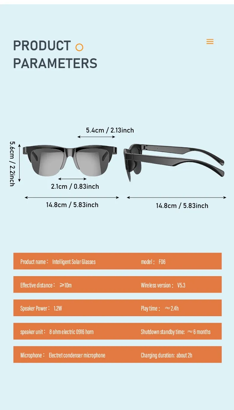 Lunettes intelligentes en extérieur