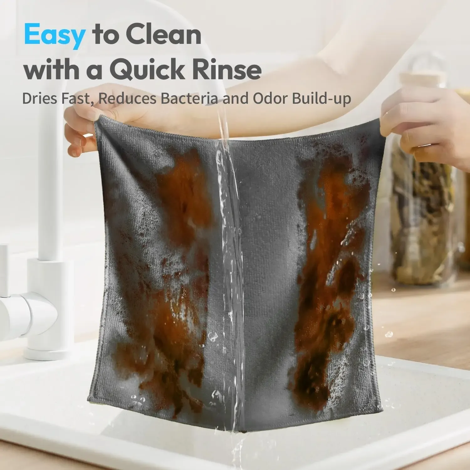 Chiffons en microfibre épais, non pelucheux et réutilisables pour vitres de voiture 4