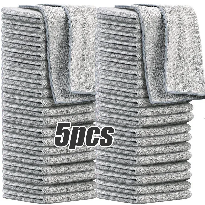 Chiffons en microfibre épais, non pelucheux et réutilisables pour vitres de voiture 7