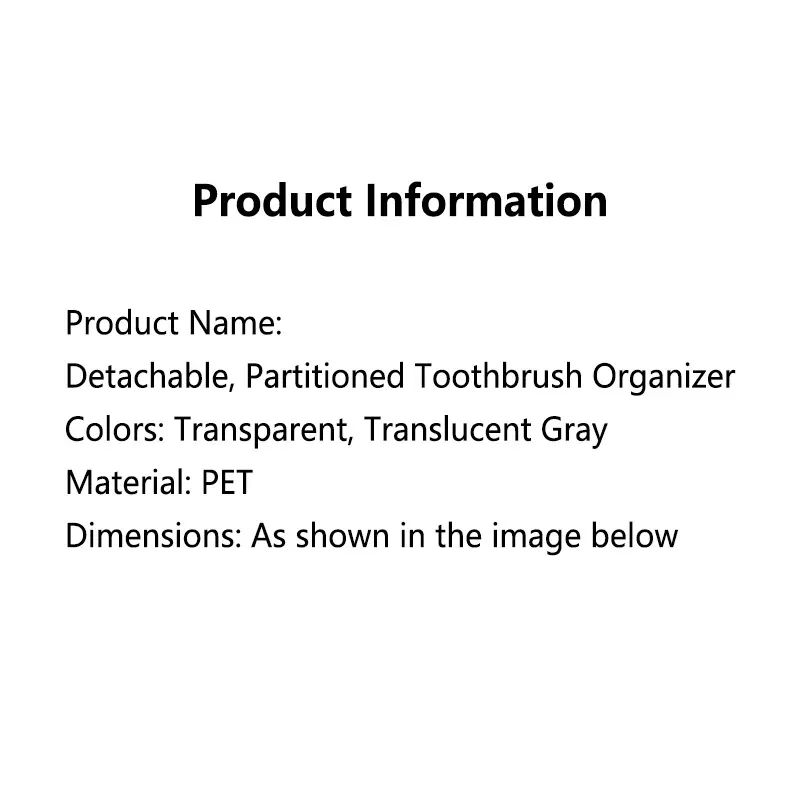 Détail du support de rangement pour dentifrice